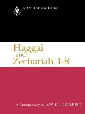 cover image of Haggai and Zechariah 1-8